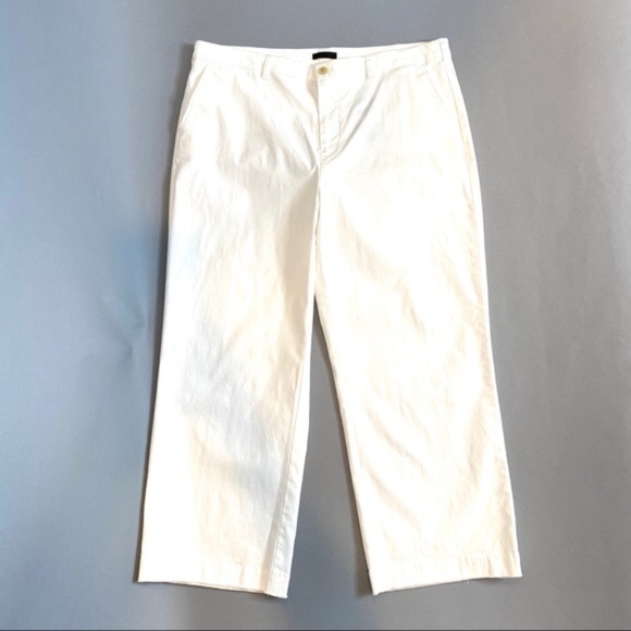 ATM | Cropped Boyfriend Garment Wash Pants - Picture 2 of 13